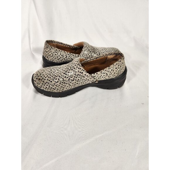 Nurse Mates Womens Libby Comfort Non-Slip Clog Pebble Whimsy Grunge 7M - Picture 5 of 11